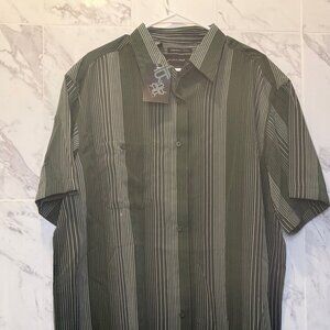 R&R Casual Short Sleeve Button Shirt